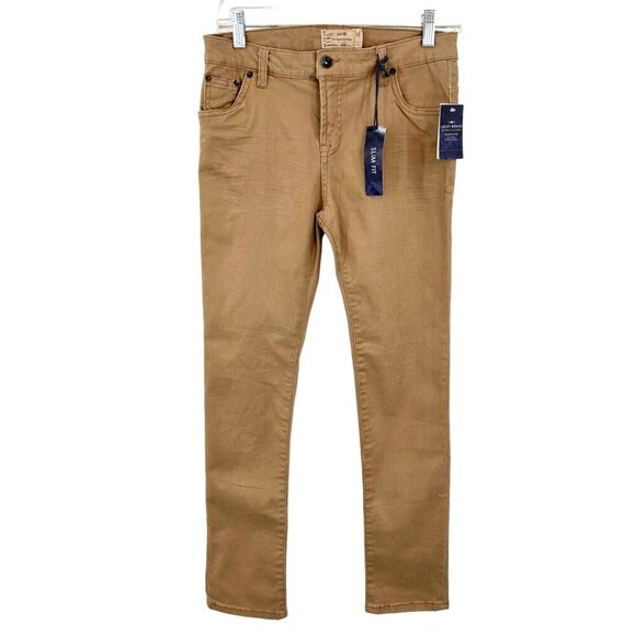 NWT BOY'S LUCKY BRAND SLIM FIT KHAKI PANTS - 14 - Picture 2 of 7